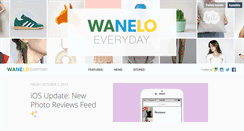 Desktop Screenshot of blog.wanelo.com