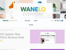 Tablet Screenshot of blog.wanelo.com